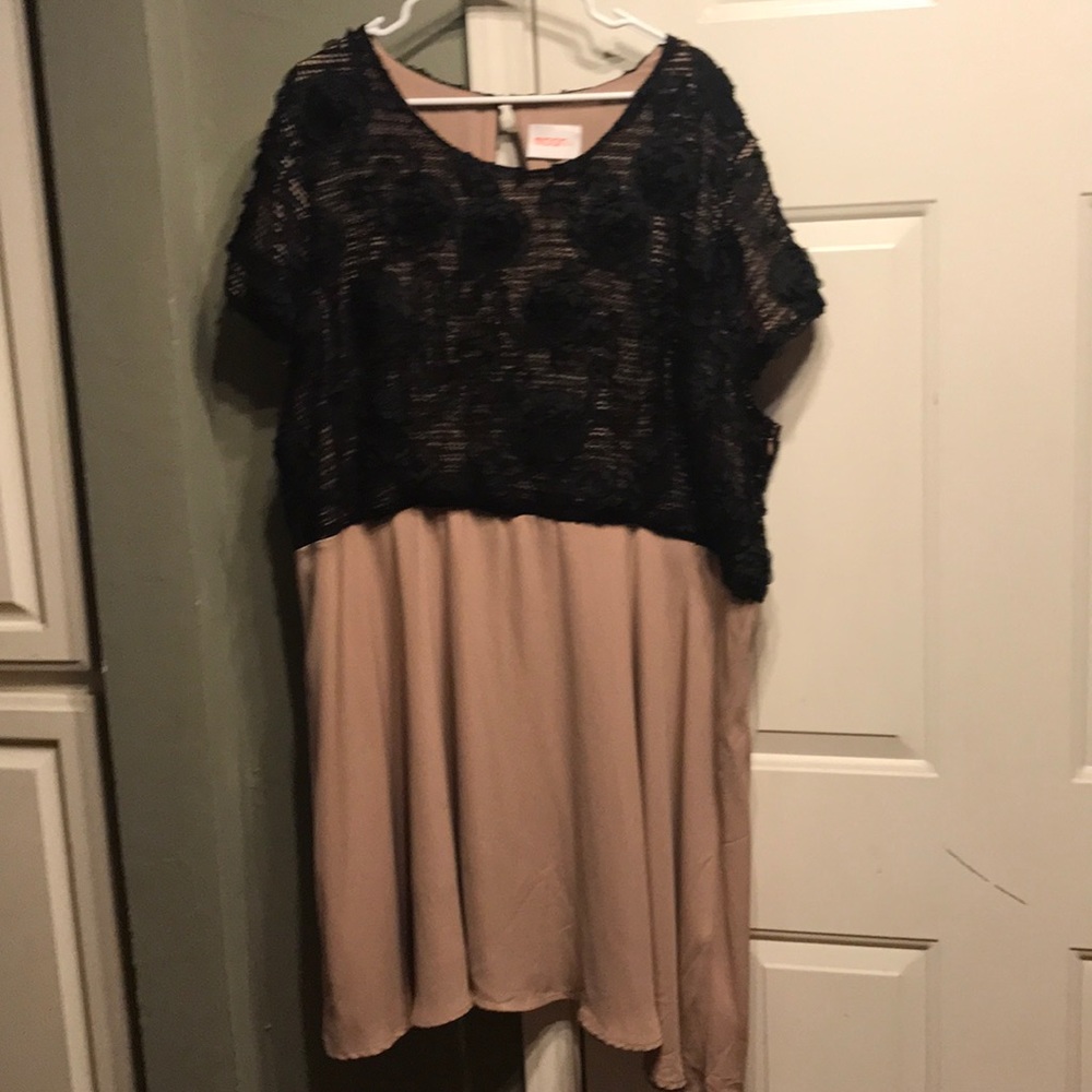 ModCloth Black and Tan dress